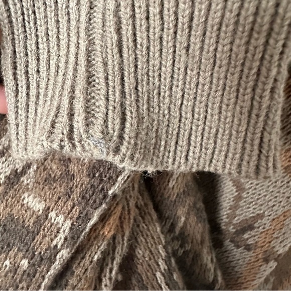 Whitewater Vintage Real Tree Camouflage Wool Sherpa Zip Up Sweater Sz L Hunting - Picture 13 of 15